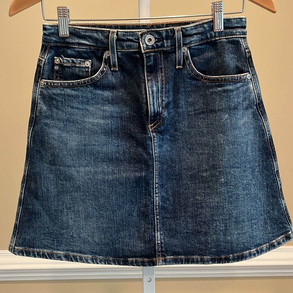 AG Adriano Goldschmied The ALI Denim A line Skirt